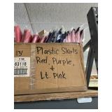 ASSORTED COLOR PLASTIC SKIRTS - 13