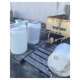 WHITE PLASTIC DRUMS