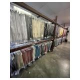 ASSORTED LINENS (2 SIDES PALLET RACK)