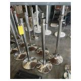 CHROME STANCHIONS