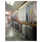 ASSORTED LINENS (AGAINST WALL)