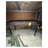 METAL BASIN ON WHEELS