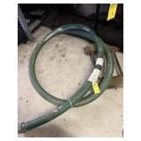 EXTRA LARGE GREEN HOSE WITH COUPLING END ATTACHMEN