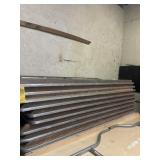 FOLDING TABLES WITH WOOD TOP (REAR STACK)