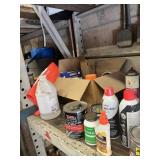 LOT CHEMICALS, CLEANERS, SEALERS, ETC (OPENED BOTT