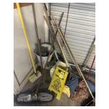 LOT CLEANING EQUIPMENT - MOP BUCKETS, MOPS, BROOMS