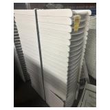 WHITE PLASTIC FOLDING CHAIRS
