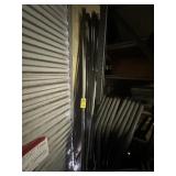 SCAFFOLDING BARS WITH YELLOW BUCKET