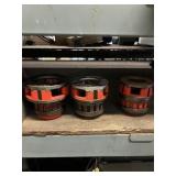 RIDGID ASSORTED SIZE PIPE THREADING TOOLS