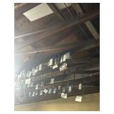 ASSORTED BELTS (HANGING FROM CEILING / BACK ROOM)