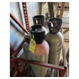 ASSORTED SIZE HELIUM TANKS