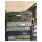 ASSORTED CONTAINER DRAWERS WITH HARDWARE
