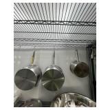 ASSORTED POTS (1 LID)