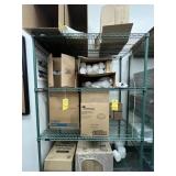 LOT PAPER PRODUCTS - CUPS, BAGS, STRAWS, LIDS, BOX