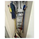 LOT CLEANING ITEMS - BROOMS, MOPS, SQUEEGEE, ETC