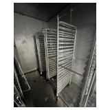 SHEET PAN RACKS (WITH 5 CLEAR PLASTIC COVERS) (INS