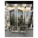 BAXTER OV310E ROTATING RACK OVEN ON ROLLING SHEET