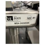 JOHN BOOS STAINLESS STEEL STANDS WITH SHELF