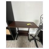 ROLLING STAND / TABLE WITH LOWER SHELVES (BACK)
