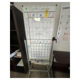 ROLLING DOUBLE SIDED DRY ERASE BOARD (MAIN)