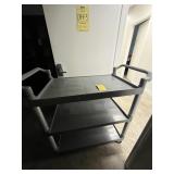 ROLLING CART WITH 3 PLASTIC SHELVES (OFFICE 3 / CU