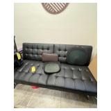 BLACK SOFA - APPROXIMATELY 66