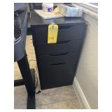 WOOD SIDE CABINET WITH 3 DRAWERS (OFFICE 7)