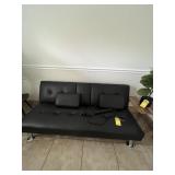 BLACK SOFA - APPROXIMATELY 66