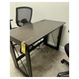 WOOD TOP DESK WITH ELECTRIC (OFFICE 4)