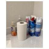 LOT ASSORTED (CONTENTS SINK CABINETS) - CLEANERS,