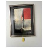 FRAMED ARTWORK - ABSTRACT (HALL)