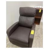 BROWN RECLINING CHAIR (OFFICE 6)