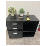 ROLLING WOOD STAND WITH 3 DRAWERS & 2 SHELVES - AP