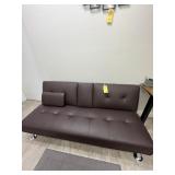 BROWN SOFA - APPROXIMATELY 66