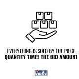 EVERYTHING IS SOLD BY THE PIECE - QUANTITY TIMES T EVERYTHING IS SOLD BY THE PIECE - QUANTITY TIMES T