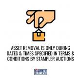 ASSET REMOVAL IS ONLY DURING DATES & TIMES SPECIFI ASSET REMOVAL IS ONLY DURING DATES & TIMES SPECIFI