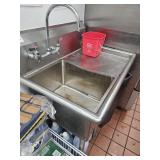 MEDIUM STAINLESS STEEL HAND SINK (LOCATED IN FORT