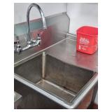 MEDIUM STAINLESS STEEL HAND SINK (LOCATED IN FORT