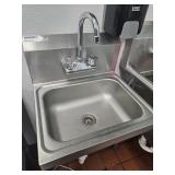 SMALL STAINLESS STEEL HAND SINK (LOCATED IN FORT L