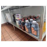 LOT ASSORTED COOKING ITEMS - SAUCES, CONDIMENTS, E
