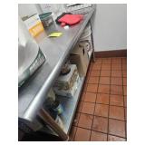 STAINLESS STEEL TABLE (LOCATED IN FORT LAUDERDALE,
