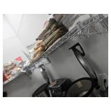 WIRE SHELVES (NO CONTENTS) (LOCATED IN FORT LAUDER