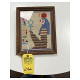 FRAMED NEEDLEPOINT - approximately 18