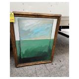 ARTWORK - Acrylic on Canvas / Frame - signed & dat