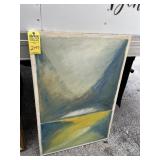 ARTWORK - Acrylic on Canvas - signed Elonzo Dann (