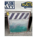 ARTWORK - Acrylic on Canvas / Wood Frame - signed