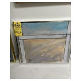 ARTWORK - Acrylic on Canvas / Wood Frame- signed E