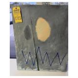 ARTWORK - Acrylic on Canvas - signed Elonzo Dann (