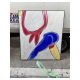 ARTWORK - Acrylic on Canvas / Wood Frame - 