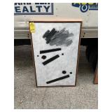 ARTWORK - Acrylic on Canvas / Wood Frame - 